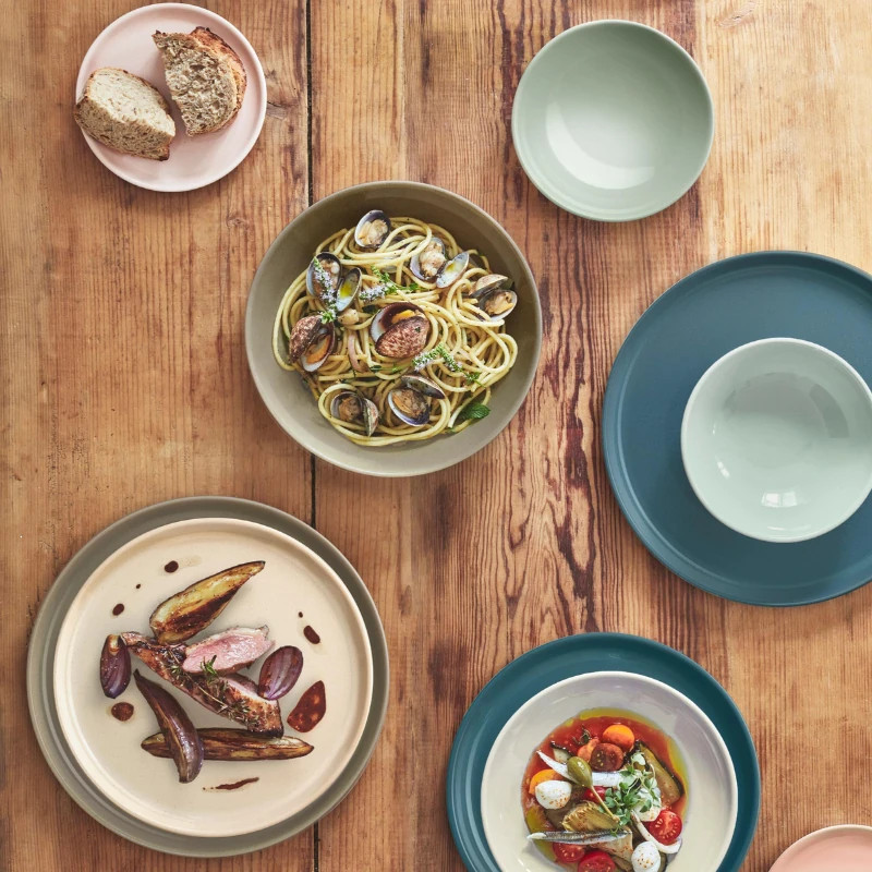 Servizio di stoviglie per 2 persone - Mandorla